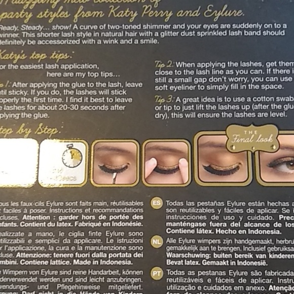 Katy Perry false eyelashes - Picture 3 of 3